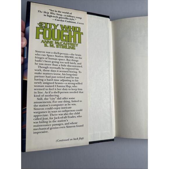 The City Who Fought. Anne McCaffrey/S M Stirling. (1993 HC DJ BCE) - Picture 7 of 10